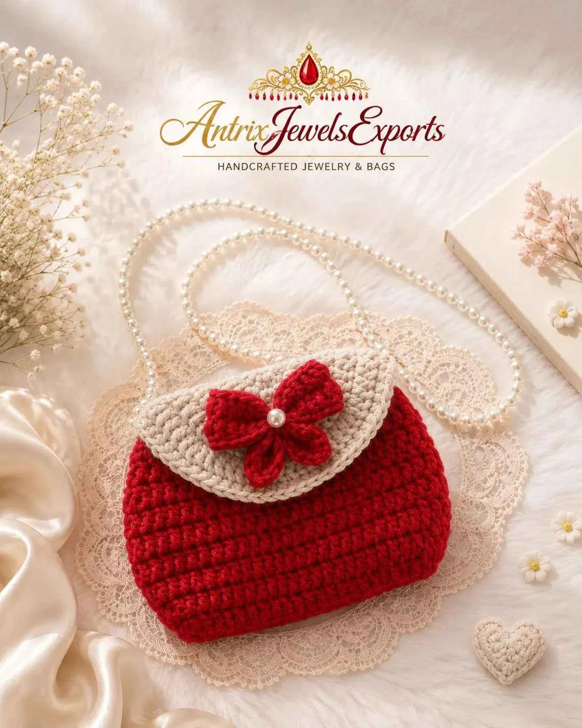 Charming Handmade Crochet Bag