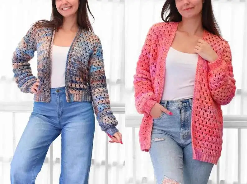 colorful cardigans