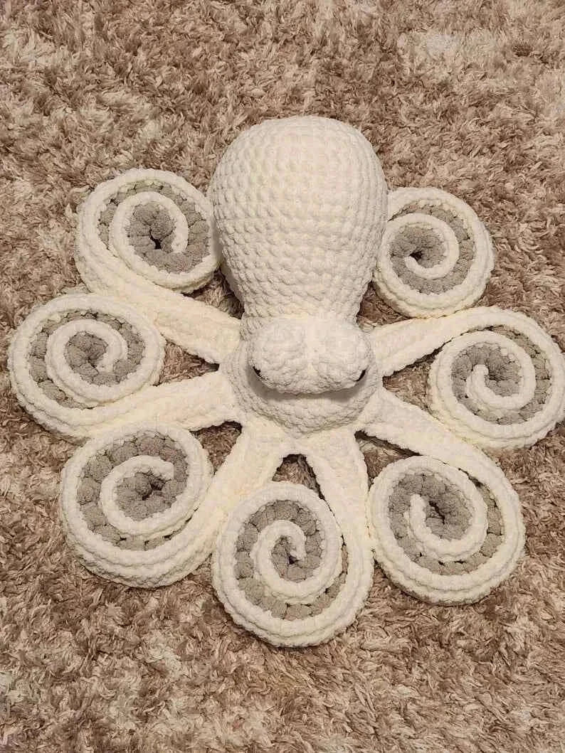 Custom Crochet Giant Anchor the Octopus